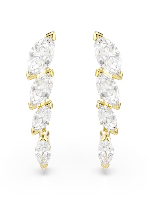 Swarovski Mesmera set van ketting en oorstekers met kristal - detail 4 goud