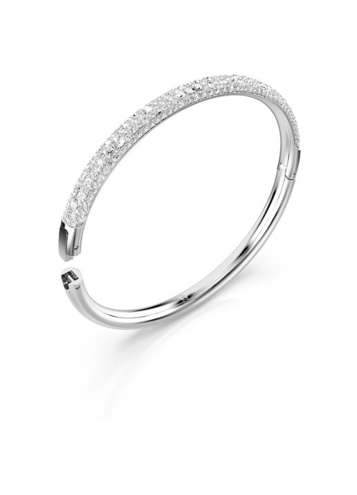 Swarovski Meteora bangle met kristal M - detail 2 zilver