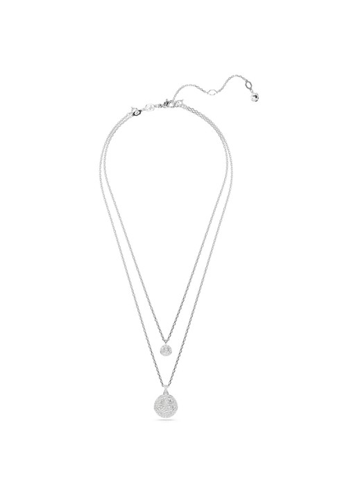 Swarovski Meteora ketting met kristal  - detail 2 zilver