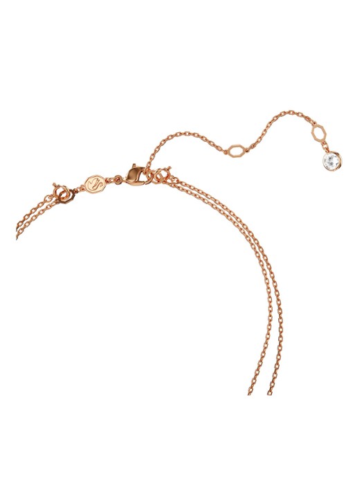 Swarovski Meteora ketting verguld  - detail 3 roségoud