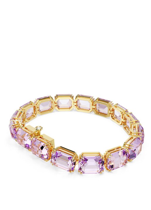 Swarovski Millenia armband met kristal M  - detail 3 roze
