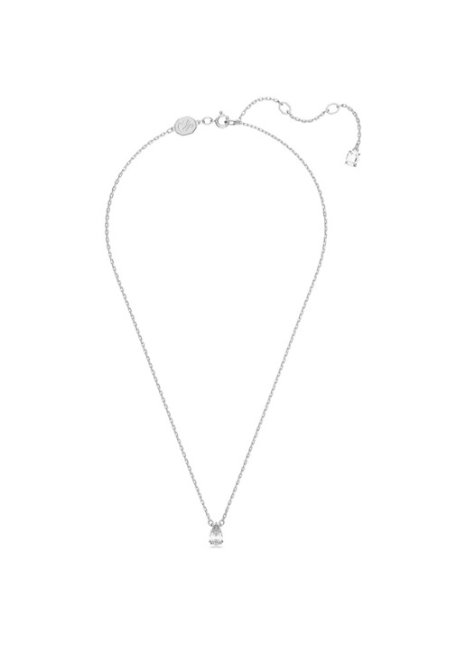 Swarovski Millenia ketting met hanger - voorkant 2 zilver