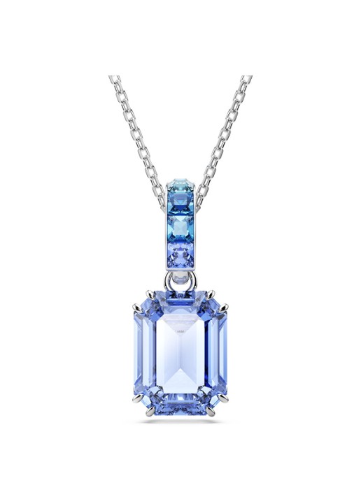 Swarovski Millenia ketting met Swarovski ReCreated™ kristal - voorkant 4 zilver