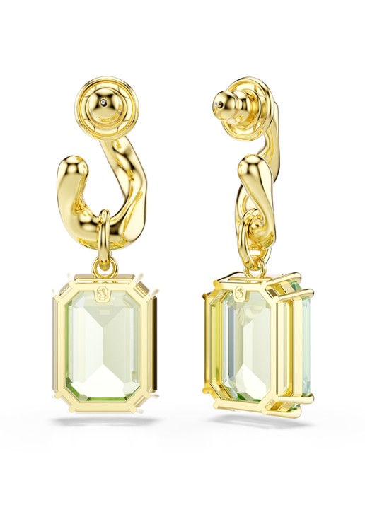 Swarovski Millenia oorstekers verguld  - detail 3 goud