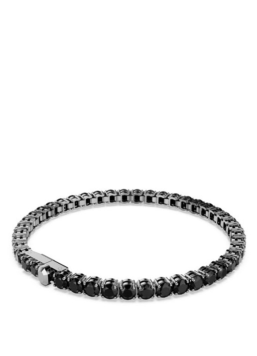 Swarovski Re Matrix armband met kristal L - detail 5 zwart