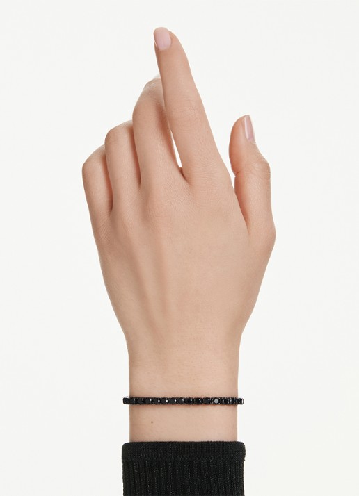 Swarovski Re Matrix armband met kristal L - voorkant 3 zwart