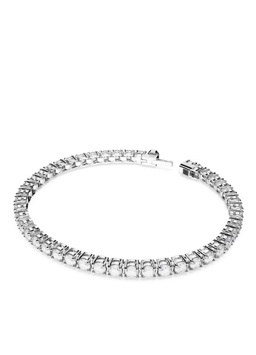 Swarovski RE MATRIX BRACELET S WHI/RHS L - detail zilver