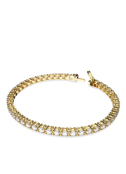 Swarovski RE MATRIX BRACELET S WHITE/GOS - detail 2 goud