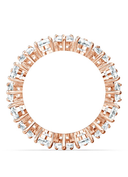 Swarovski Ring met kristal - detail roségoud