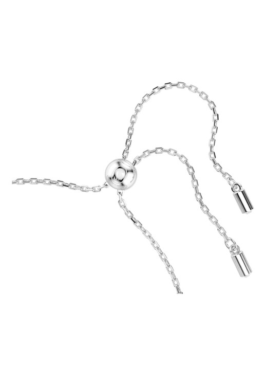 Swarovski SS25 Capsule armband met kristal M - detail 2 zilver