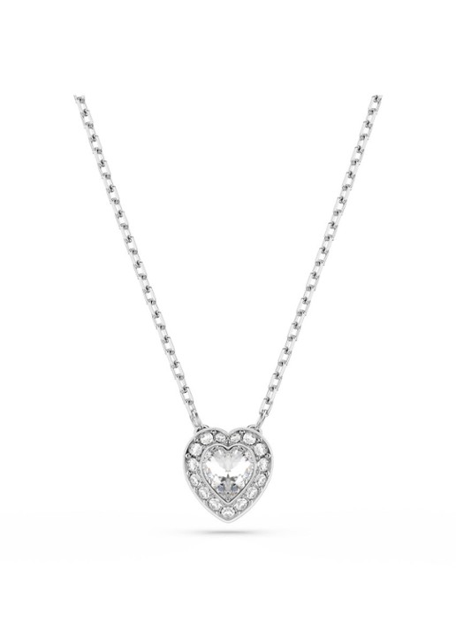 Swarovski SS25 Capsule set van ketting en oorknopjes met kristal - detail 5 zilver