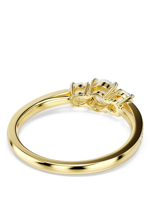 Swarovski Stilla ring met zirkonia 58 - detail 3 goud