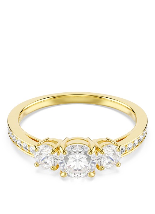 Swarovski Stilla ring verguld 55 - voorkant goud
