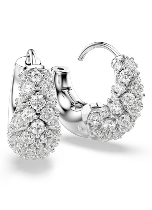 Swarovski Sublima oorringen met zirkonia - detail 2 zilver