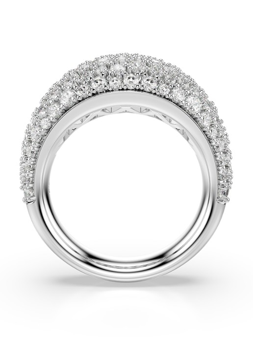 Swarovski Sublima ring met zirkonia 60 - detail 2 zilver
