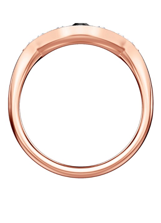 Swarovski Symbol ring met kristal - detail roségoud