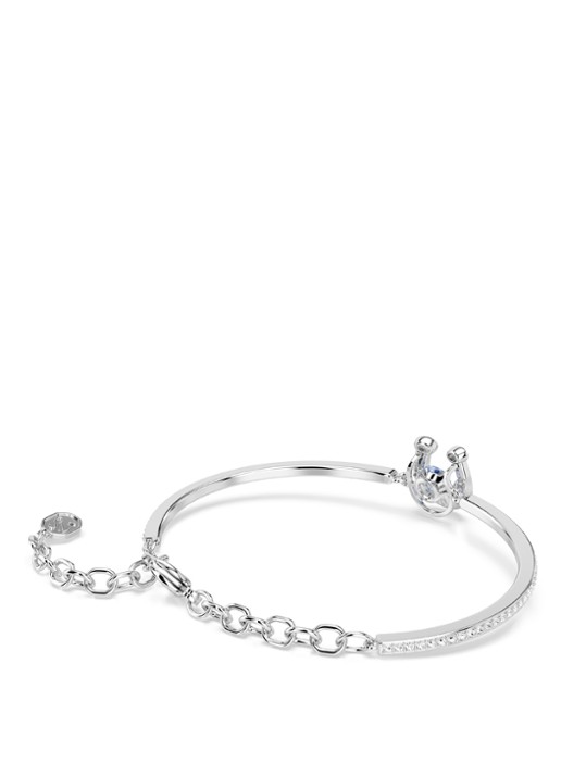 Swarovski Symbolica bangle met kristal M - detail 4 zilver