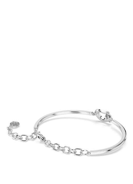 Swarovski Symbolica bangle met kristal - detail 4 zilver