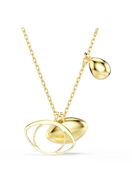 Swarovski Symbolica ketting met kristal - detail 3 goud