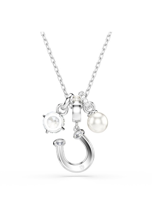 Swarovski Symbolica ketting met kristal - detail 4 zilver