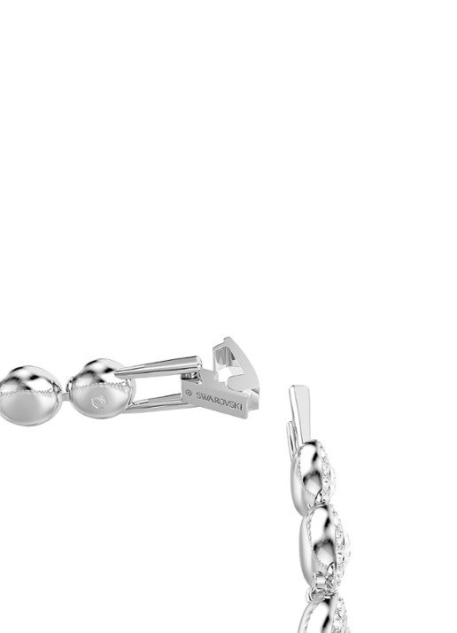 Swarovski Una armband met kristal M - detail 2 zilver