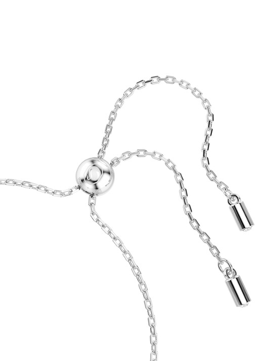 Swarovski Una armband met kristal M - detail 4 zilver