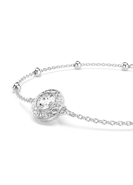 Swarovski Una armband met kristal M - detail 5 zilver