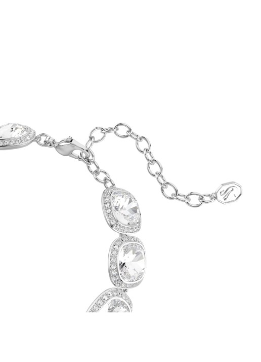 Swarovski Una armband met kristal - detail 3 zilver