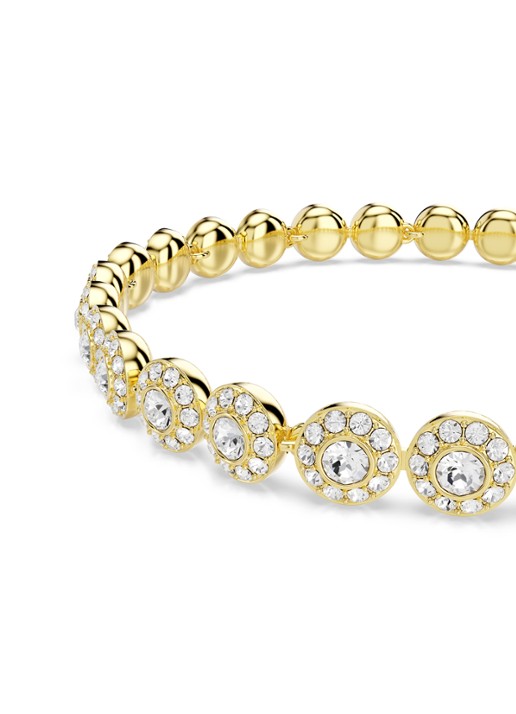 Swarovski Una armband verguld S - detail 4 goud