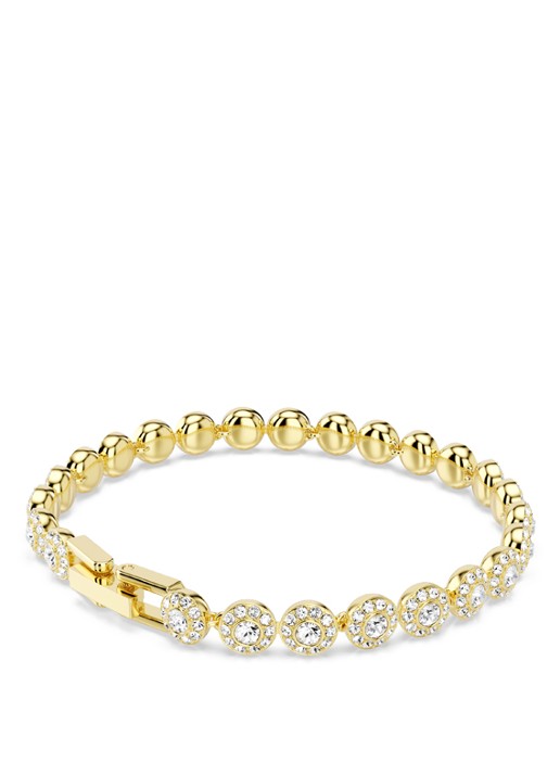 Swarovski Una armband verguld S - detail 5 goud