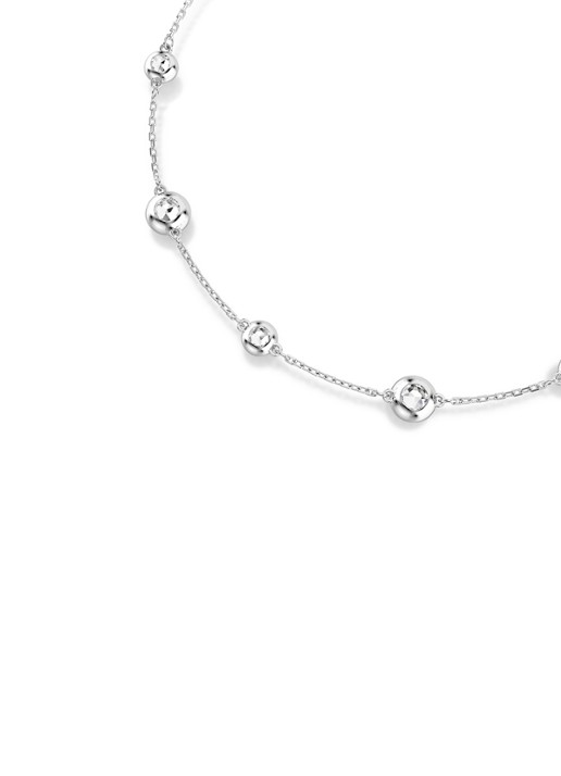 Swarovski Una ketting met kristal - detail 7 zilver