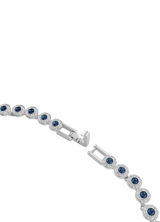 Swarovski Una ketting met kristal - detail 2 zilver
