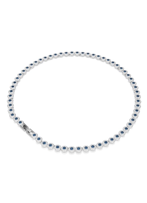 Swarovski Una ketting met kristal - detail 4 zilver