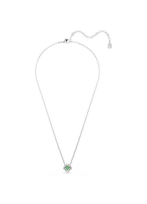Swarovski Una ketting met kristal - detail 2 zilver