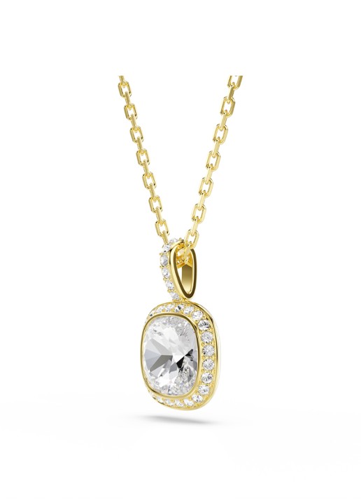 Swarovski Una ketting met kristal - detail 3 goud