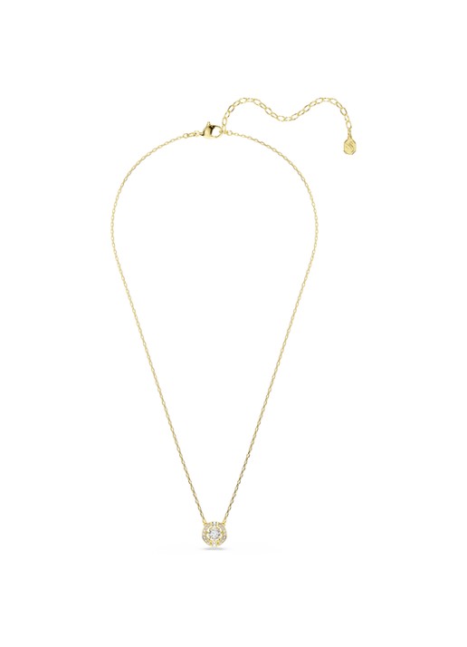 Swarovski Una ketting met kristal - detail 2 goud