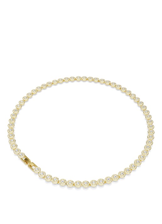 Swarovski Una ketting verguld - detail 4 goud