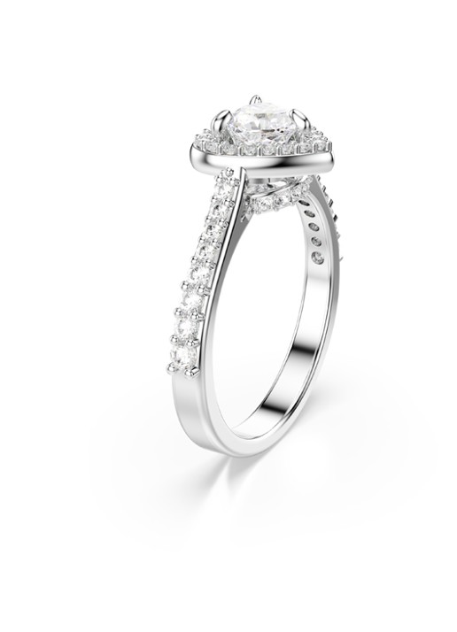 Swarovski Una ring met kristal 52 - detail 2 zilver