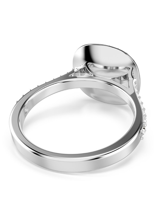 Swarovski Una ring met kristal 60 - detail 3 zilver