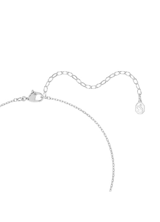 Swarovski Una set van ketting en oorstekers met kristal - detail 3 zilver