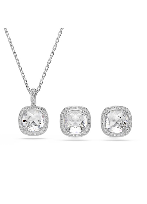 Swarovski Una set van ketting en oorstekers met kristal