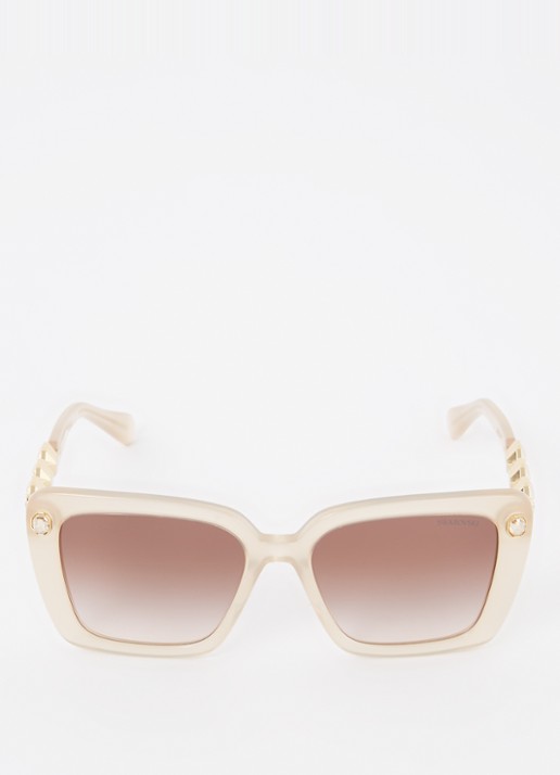 Swarovski Wayfarer zonnebril SK6032 - detail beige