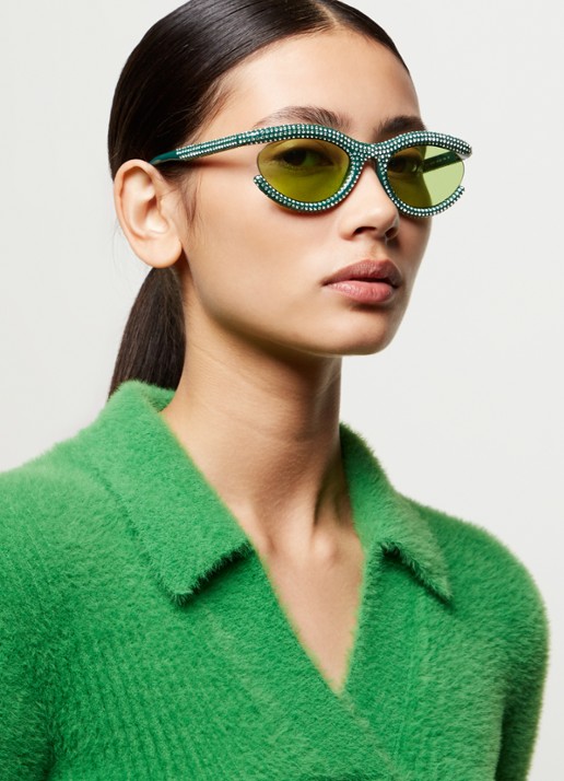 Swarovski Zonnebril SK6006 - voorkant 2 groen