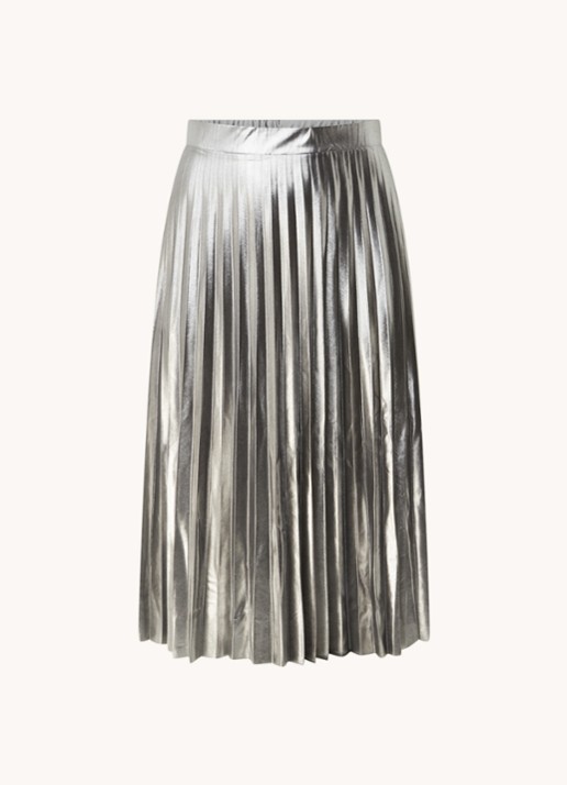 Taifun Midirok met plissé en metallic finish - voorkant 3 zilver