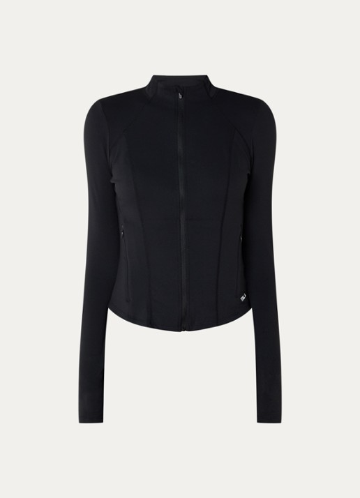 TALA Dayflex sweatvest met ritszakken - voorkant 3 zwart