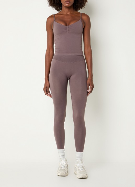 TALA Sculpt Seamless high waist skinny fit trainingslegging - voorkant 4 lichtbruin
