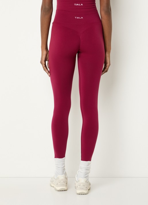 TALA Sculpt Seamless high waist skinny fit trainingslegging - achterkant 3 kersenrood