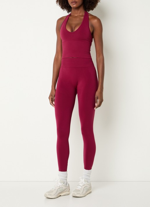 TALA Sculpt Seamless high waist skinny fit trainingslegging - voorkant 5 kersenrood