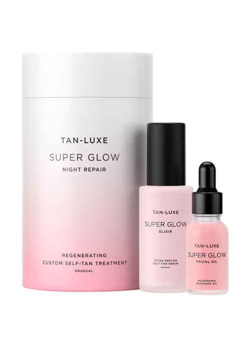 Tan-Luxe Super Glow Night Repair Set - verzorgingsset - voorkant undefined