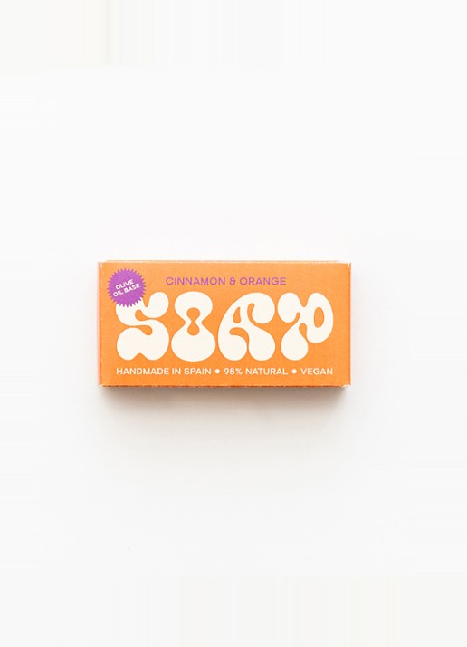Tarta Gelatina Kaneel & sinaasappel zeepbar - voorkant 3 orange